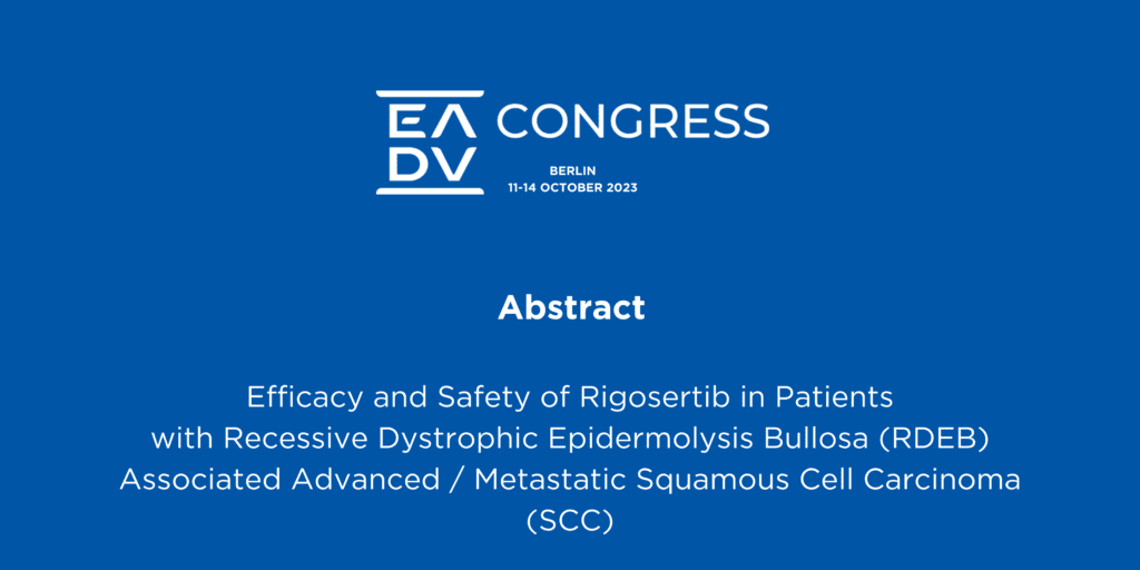 Rigosertib data presented at EADV Congress 2023