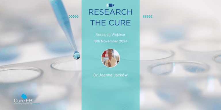 Research the Cure November 2024 - Gene Editing in EB - Cure EB
